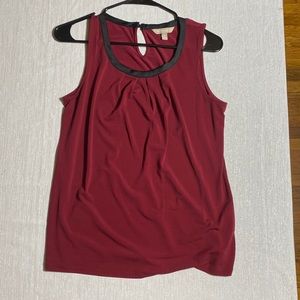 Banana Republic Maroon/Black Top